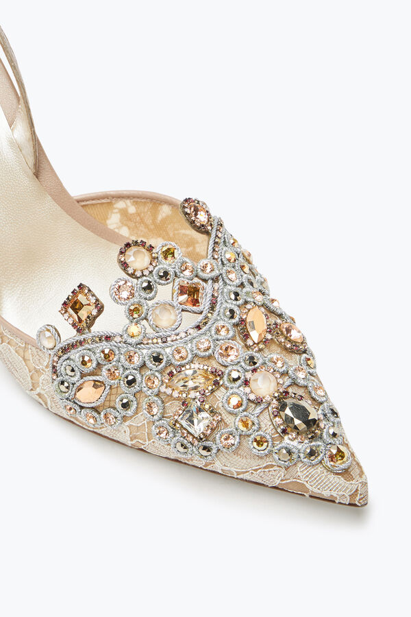 joyas veneziana encaje zapatillas 75 rene caovilla