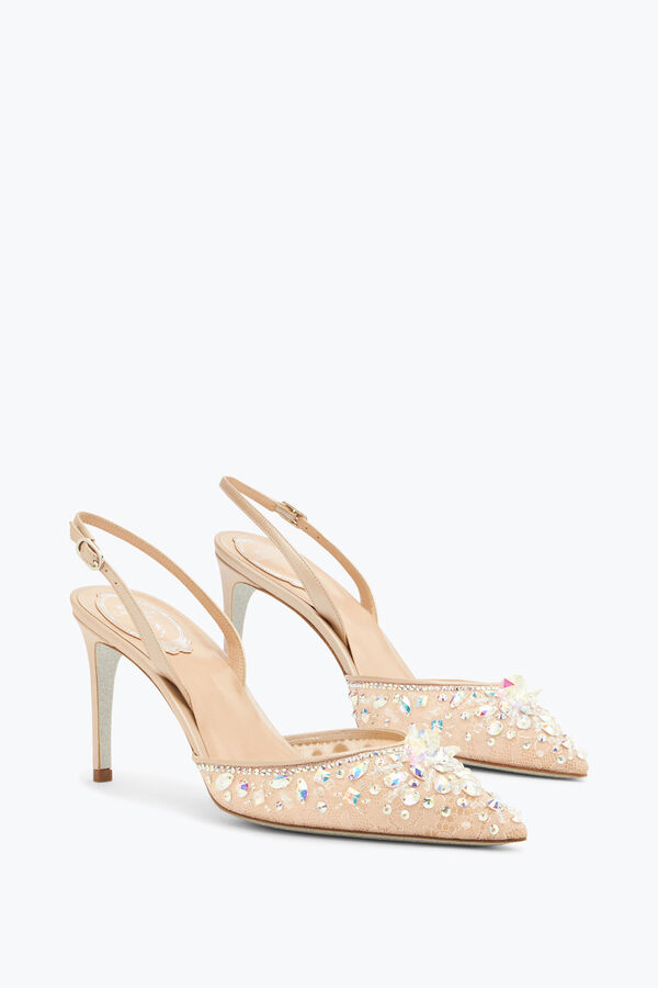 joyas de la cenicienta desnudo slingback 80 rene caovilla