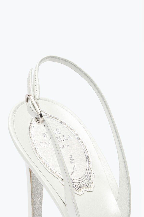 joyas barbara blanco slingback 105 rene caovilla