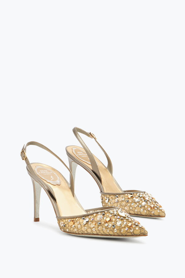 joyas de la cenicienta de bronce slingback 80 rene caovilla