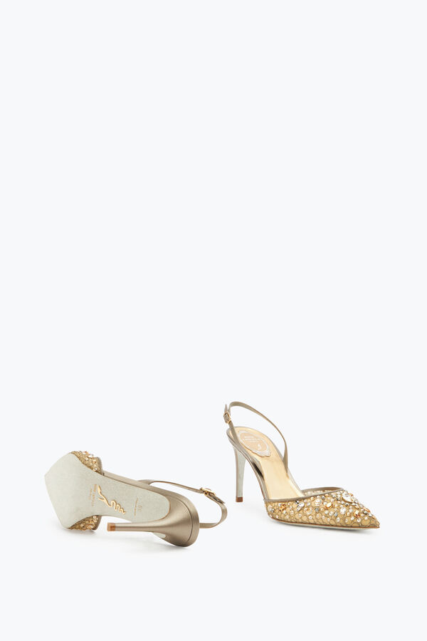 joyas de la cenicienta de bronce slingback 80 rene caovilla