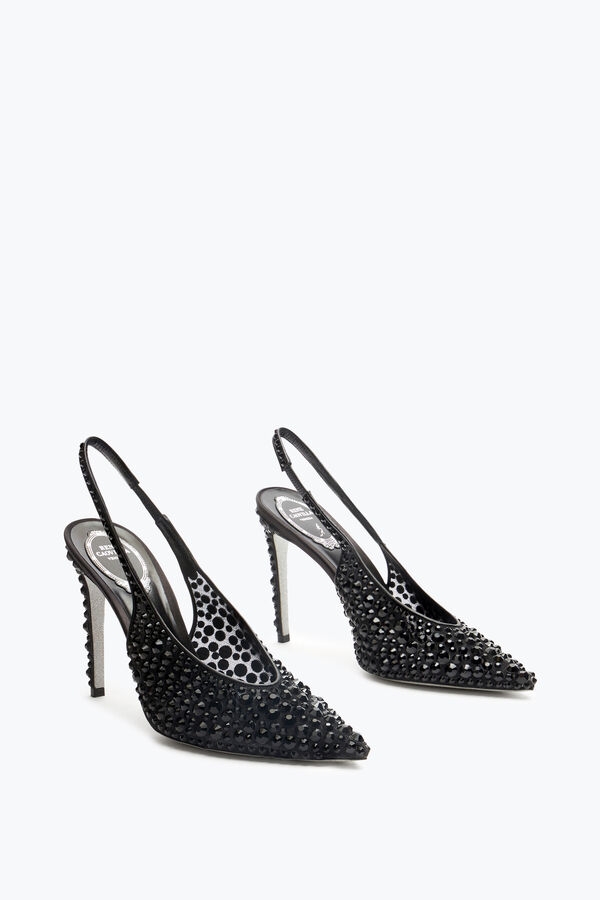 joyas gilda negro slingback 105 rene caovilla