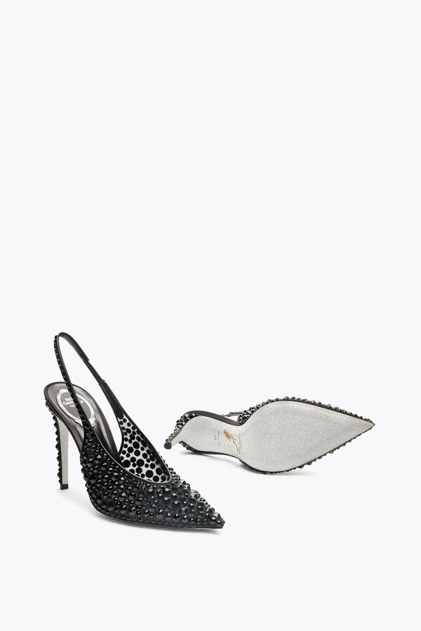 joyas gilda negro slingback 105 rene caovilla