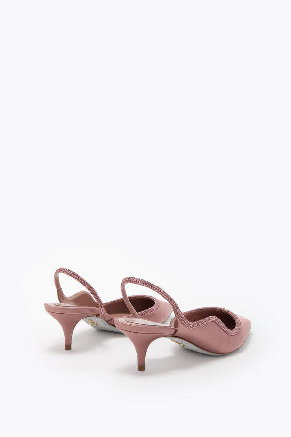 joyas onda rubor rosa slingback 50 rene caovilla