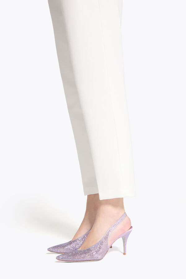 joyas jinny metÁlico violeta slingback 80 rene caovilla