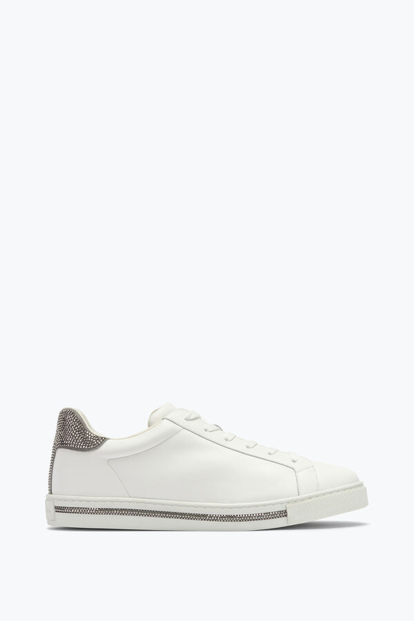 joyas xtra crystal white silver sneakers 15 rene caovilla
