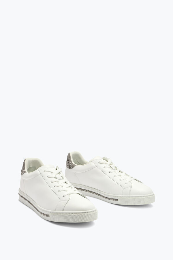 joyas xtra crystal white silver sneakers 15 rene caovilla