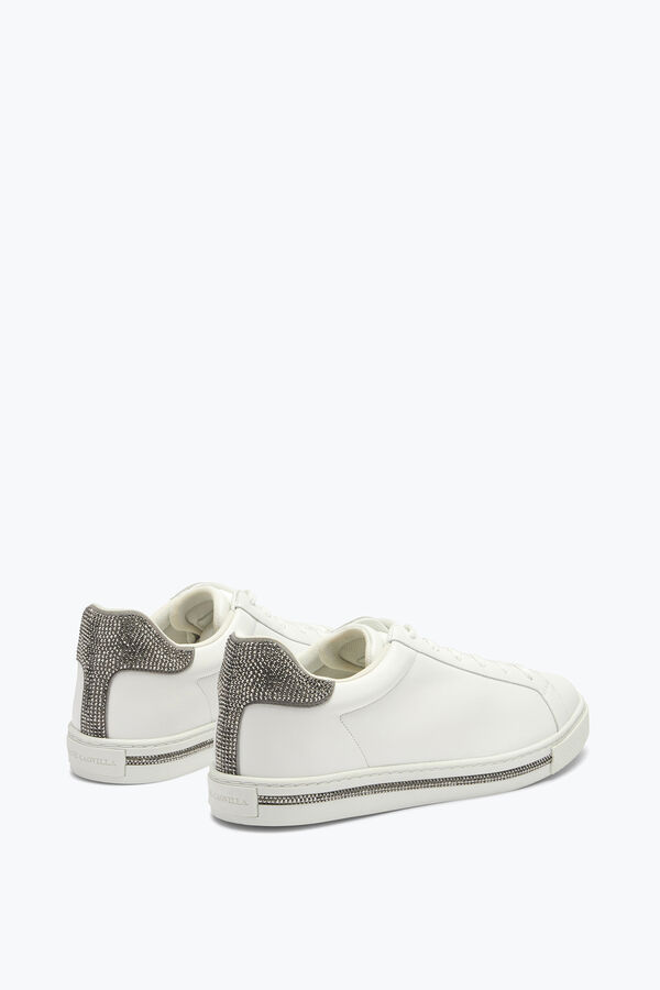 joyas xtra crystal white silver sneakers 15 rene caovilla