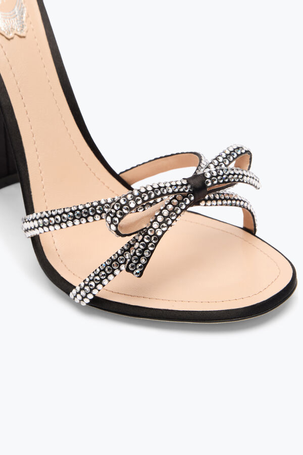 joyas nicole negro sandalia 105 rene caovilla