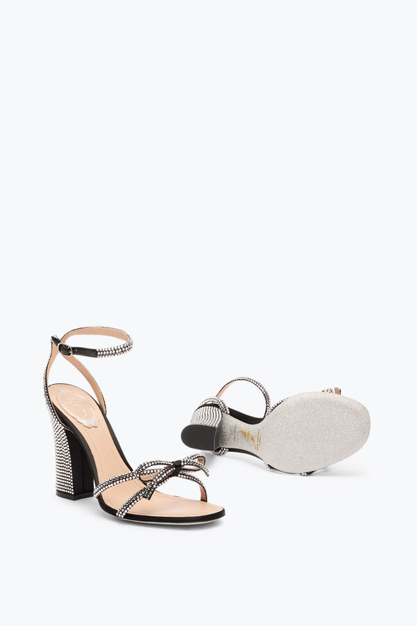 joyas nicole negro sandalia 105 rene caovilla